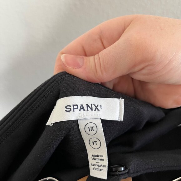 Spanx Womens Air Essentials Black Halter Jumpsuit Plus Size 1X - Picture 5 of 13